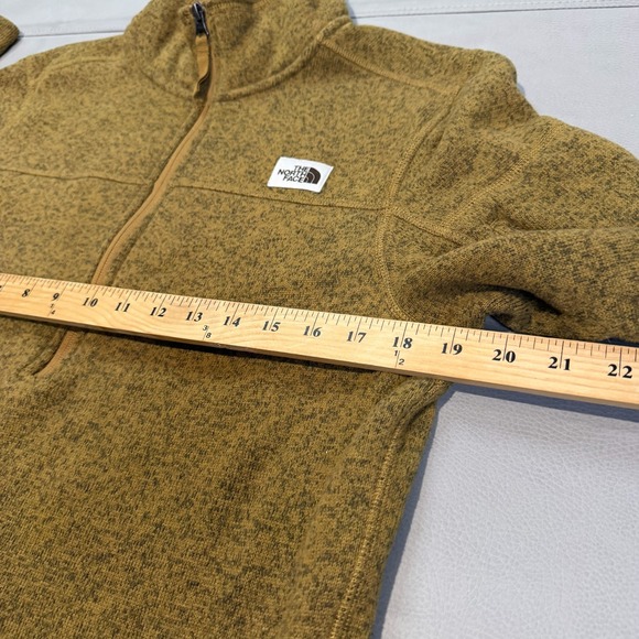 North Face Men Fleece Jacket Earthtone Preppy Active Minimalist Hike Trek M-4779 - Picture 5 of 9